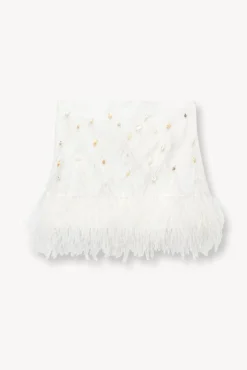 CLOTHING STAUD -KRISTEN TOP - IVORY