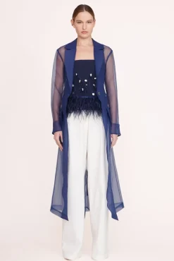 CLOTHING STAUD -KRISTEN TOP - NAVY