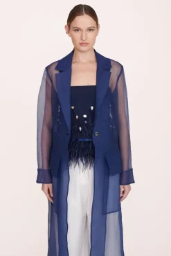 CLOTHING STAUD -KRISTEN TOP - NAVY