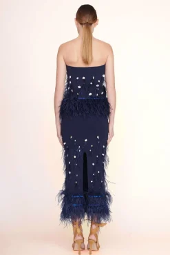 CLOTHING STAUD -KRISTEN TOP - NAVY