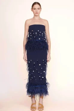 CLOTHING STAUD -KRISTEN TOP - NAVY