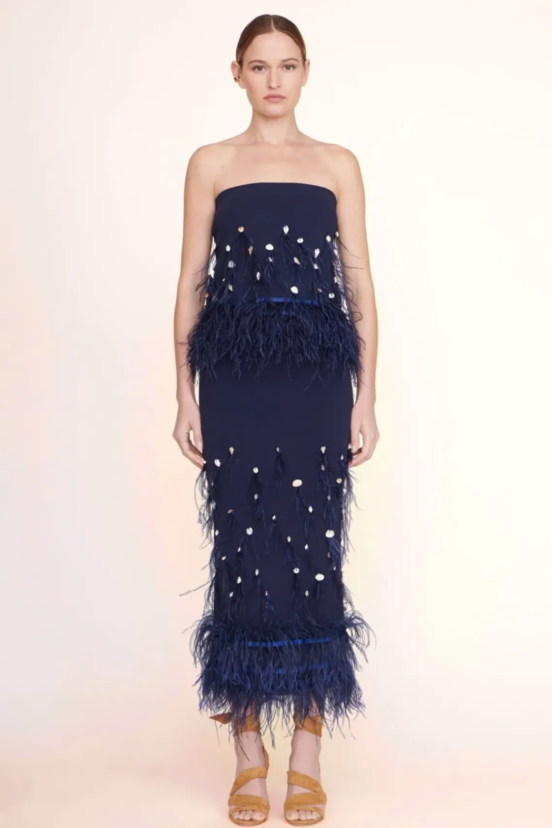 CLOTHING STAUD -KRISTEN TOP - NAVY