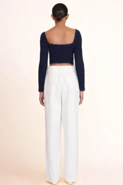 CLOTHING STAUD -LUISA PANT - IVORY