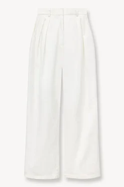 CLOTHING STAUD -LUISA PANT - IVORY