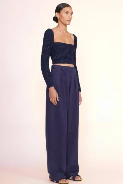 CLOTHING STAUD -LUISA PANT - NAVY