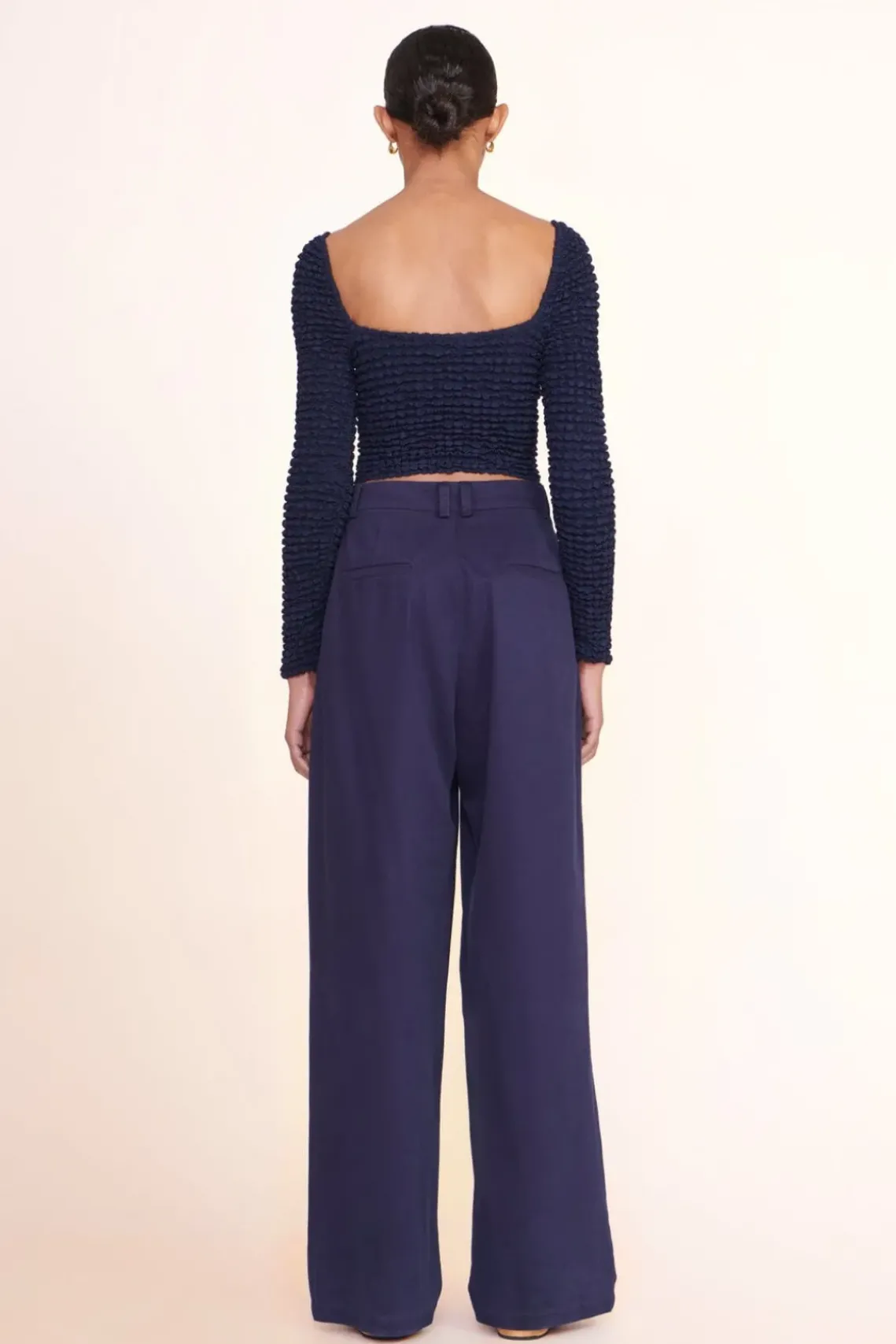 CLOTHING STAUD -LUISA PANT - NAVY