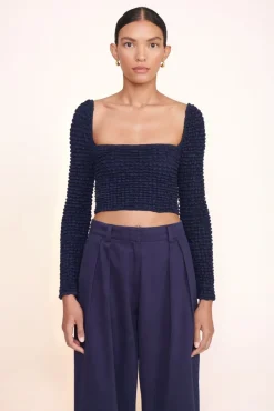 CLOTHING STAUD -LUISA PANT - NAVY