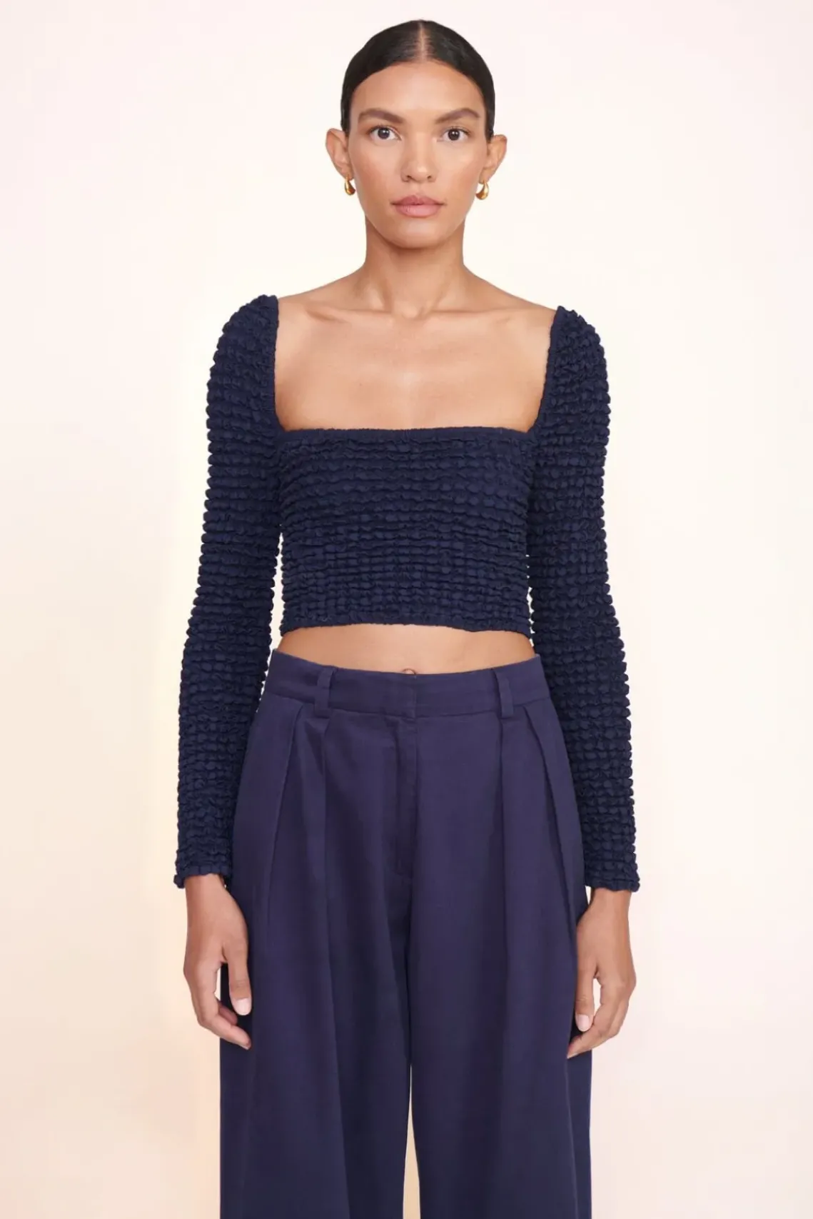 CLOTHING STAUD -LUISA PANT - NAVY