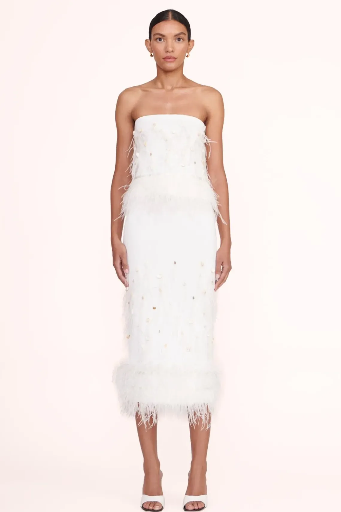 CLOTHING STAUD -MAKAYLA SKIRT - IVORY