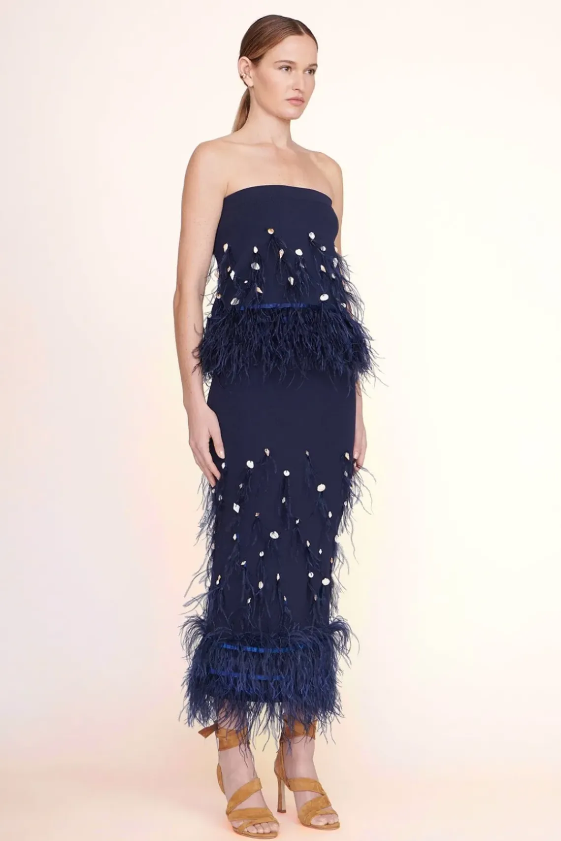 CLOTHING STAUD -MAKAYLA SKIRT - NAVY