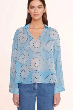 CLOTHING STAUD -MARISSA TOP - SHALLOW WHIRLPOOL