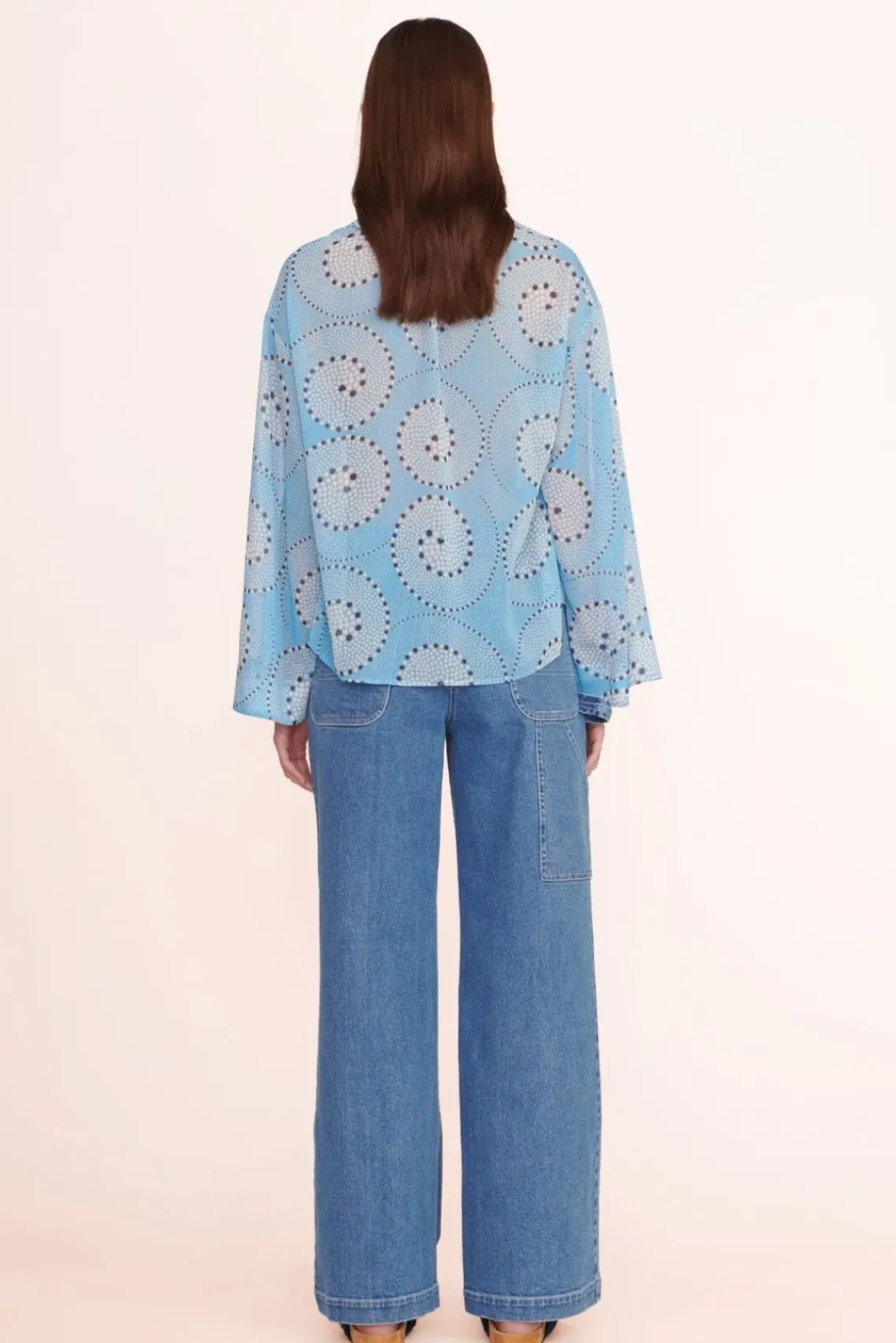 CLOTHING STAUD -MARISSA TOP - SHALLOW WHIRLPOOL