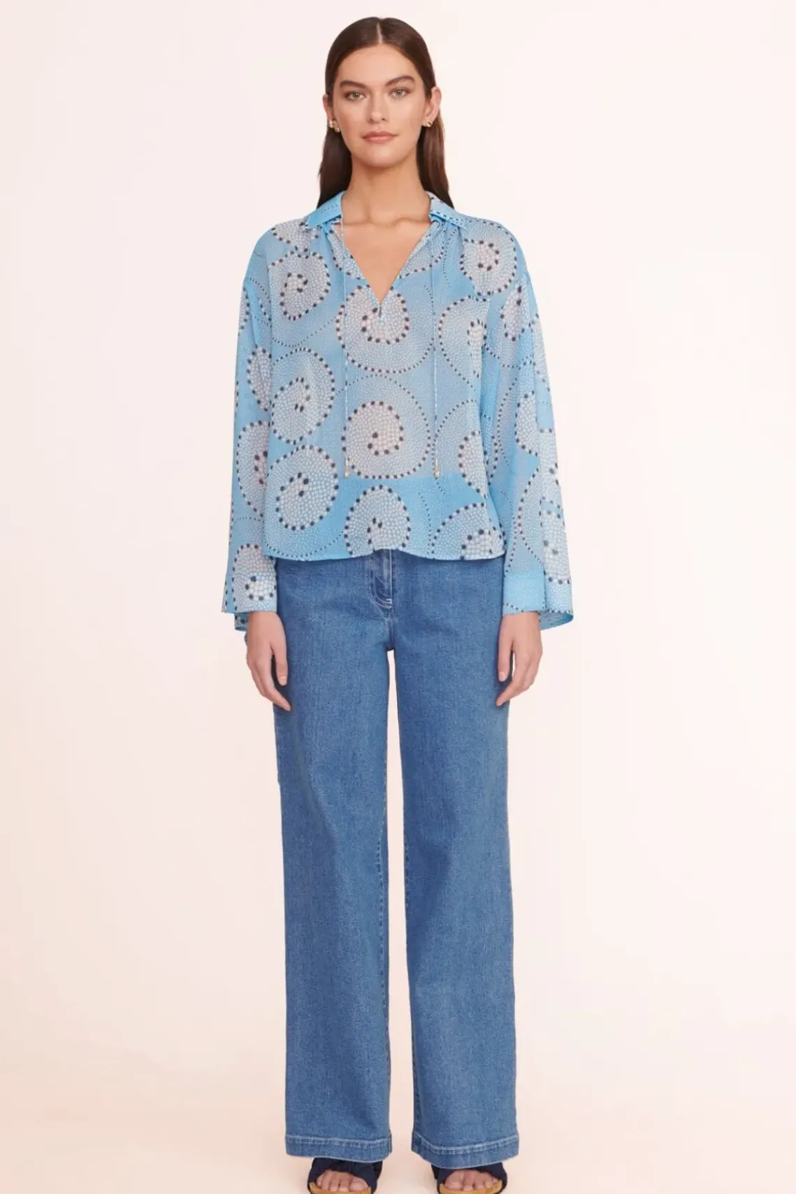 CLOTHING STAUD -MARISSA TOP - SHALLOW WHIRLPOOL