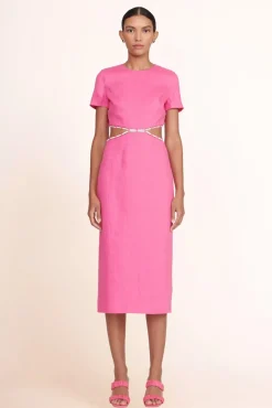 CLOTHING STAUD -MATTEO DRESS - BLOSSOM WHITE