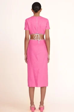 CLOTHING STAUD -MATTEO DRESS - BLOSSOM WHITE