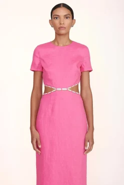 CLOTHING STAUD -MATTEO DRESS - BLOSSOM WHITE