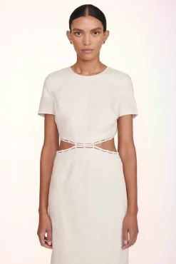 CLOTHING STAUD -MATTEO DRESS - NATURAL
