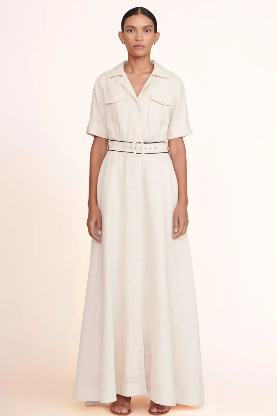 CLOTHING STAUD -MILLIE DRESS - NATURAL BLACK