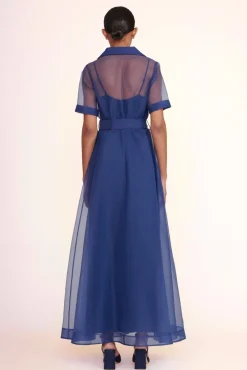 BRIDE STAUD Occasion Dresses-MILLIE DRESS ORGANZA - NAVY