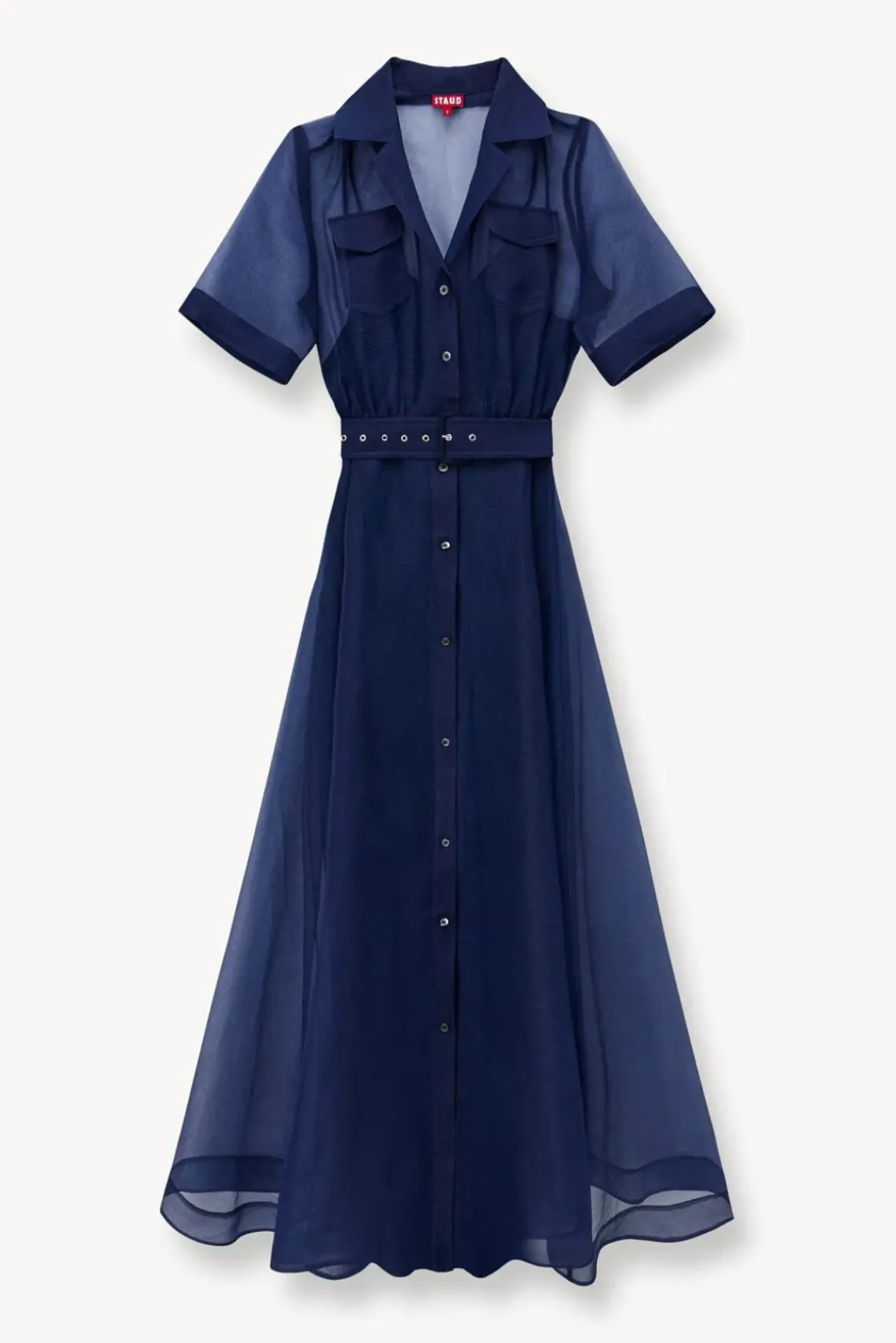 BRIDE STAUD Occasion Dresses-MILLIE DRESS ORGANZA - NAVY