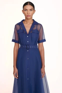 CLOTHING STAUD -MILLIE DRESS ORGANZA - NAVY