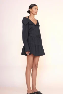 CLOTHING STAUD -MINI SEA SKIRT - BLACK