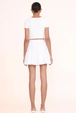 CLOTHING STAUD -MINI SEA SKIRT - WHITE