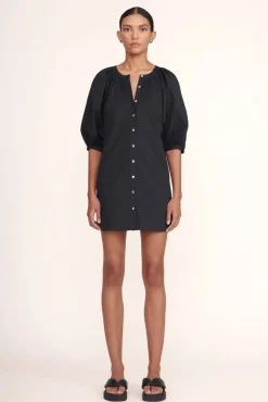 CLOTHING STAUD -MINI VINCENT DRESS - BLACK