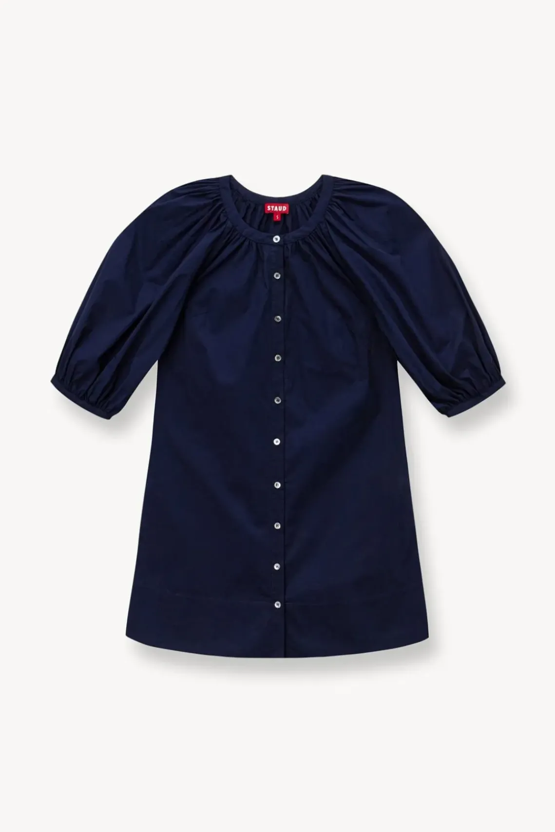 CLOTHING STAUD -MINI VINCENT DRESS - NAVY