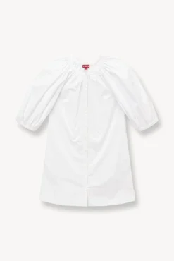 CLOTHING STAUD -MINI VINCENT DRESS - WHITE