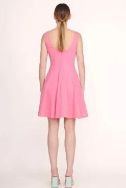 CLOTHING STAUD -MINI WELLS DRESS - PLUMERIA