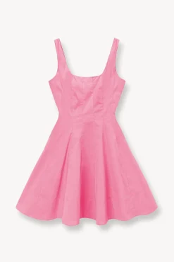 CLOTHING STAUD -MINI WELLS DRESS - PLUMERIA