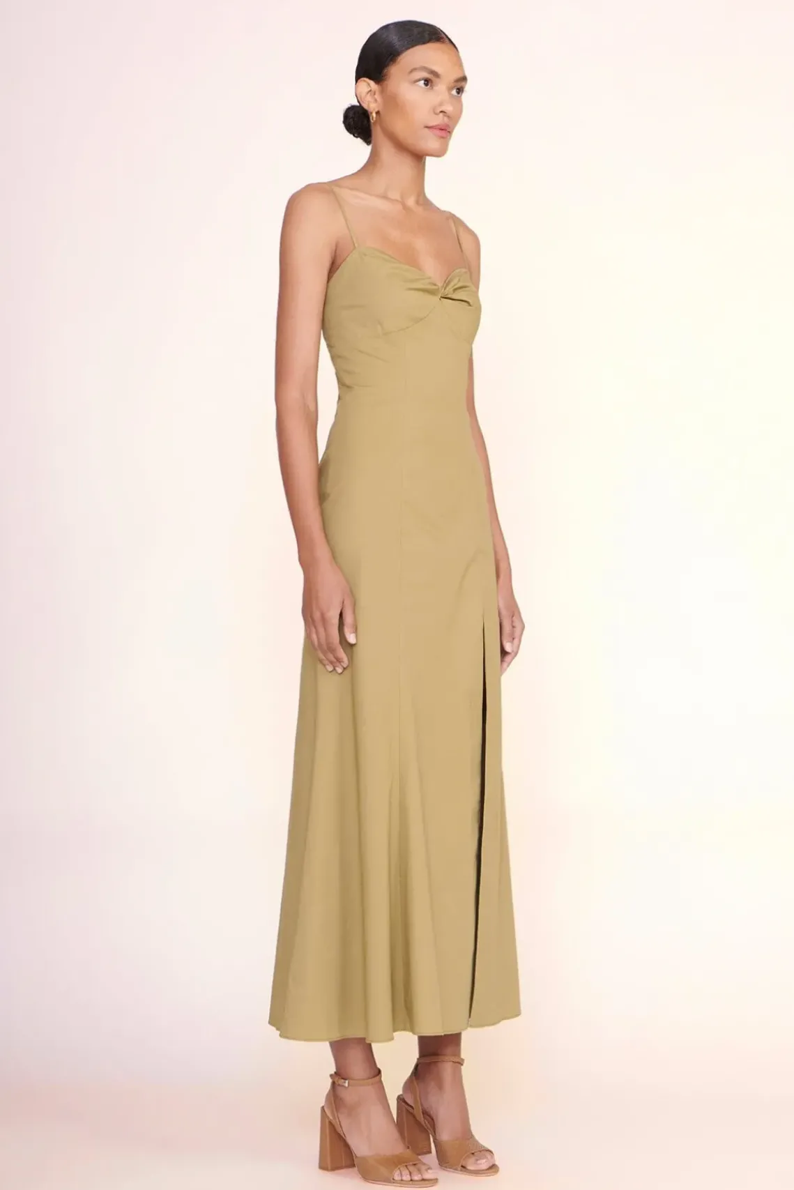 CLOTHING STAUD -NATALY DRESS - KHAKI