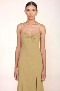 CLOTHING STAUD -NATALY DRESS - KHAKI