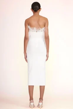 CLOTHING STAUD -NELLIE DRESS - WHITE