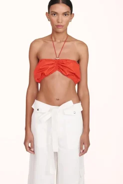 CLOTHING STAUD -NORA TOP - HIBISCUS