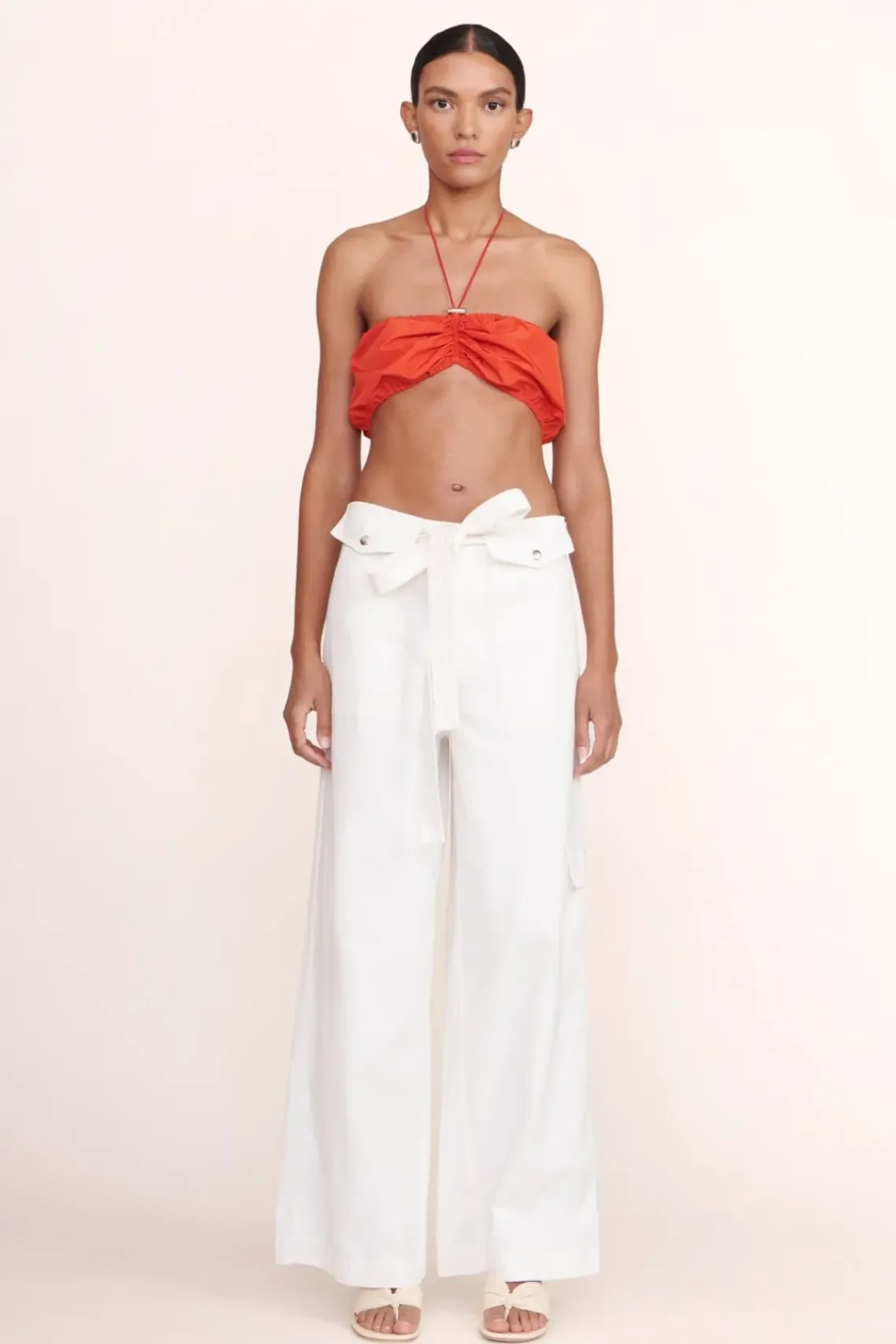 CLOTHING STAUD -NORA TOP - HIBISCUS