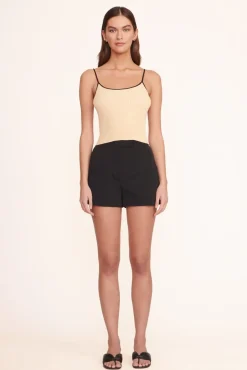 CLOTHING STAUD -OAK SHORT - BLACK