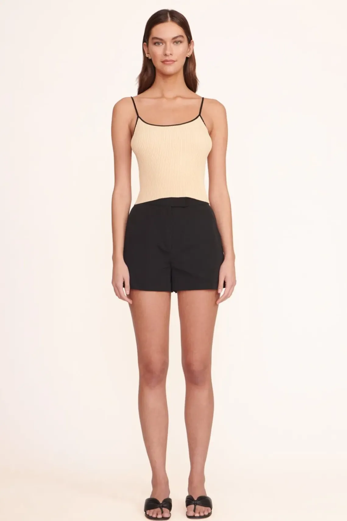 CLOTHING STAUD -OAK SHORT - BLACK