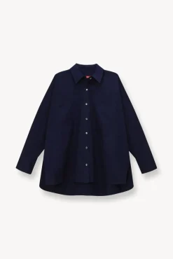 CLOTHING STAUD -PAYTON TOP - NAVY