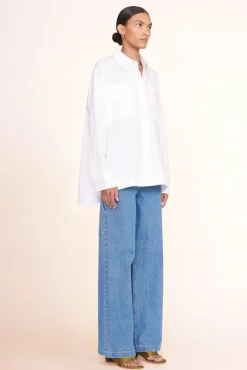 CLOTHING STAUD -PAYTON TOP - WHITE