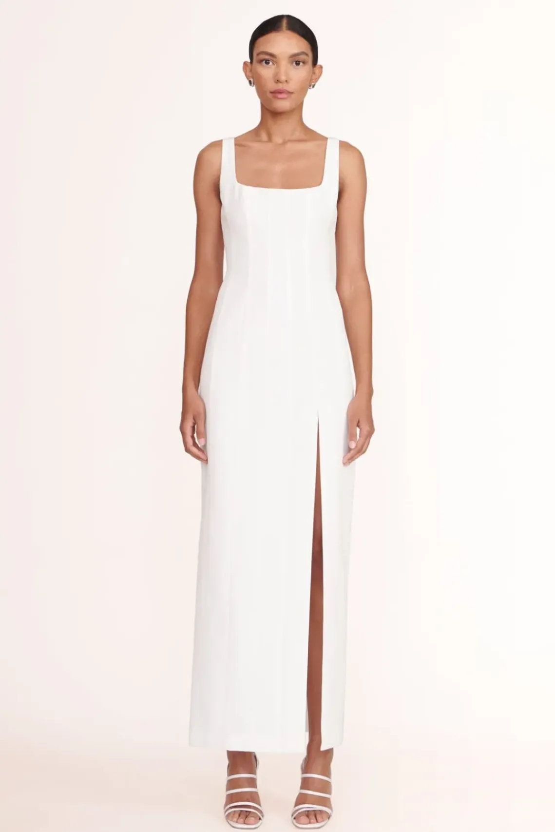 BRIDE STAUD Bridal Dresses-PORTRAIT DRESS - WHITE