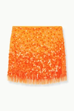 CLOTHING STAUD -REBECCA SKIRT - PAPAYA