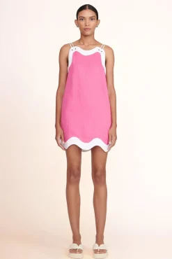 CLOTHING STAUD -RENATA DRESS - BLOSSOM WHITE