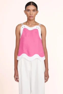 CLOTHING STAUD -RENATA TOP - BLOSSOM WHITE