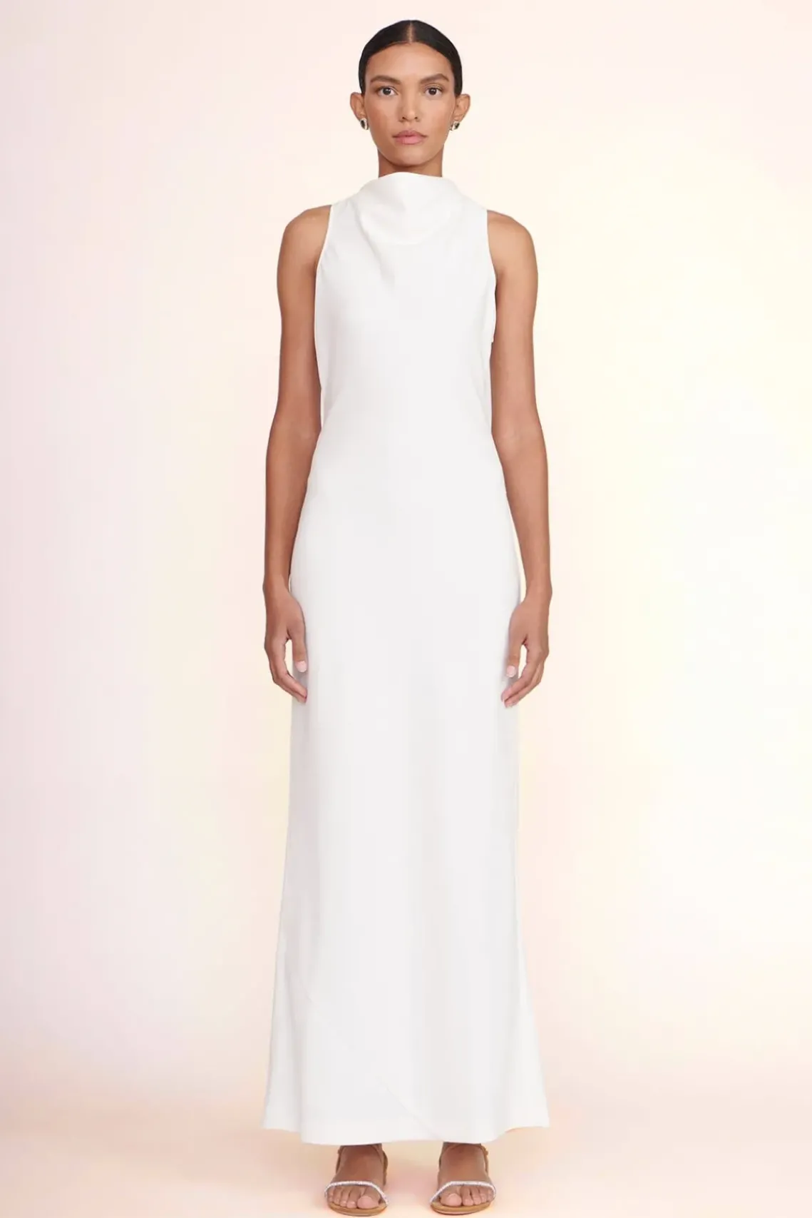 CLOTHING STAUD -SHANNON DRESS - IVORY