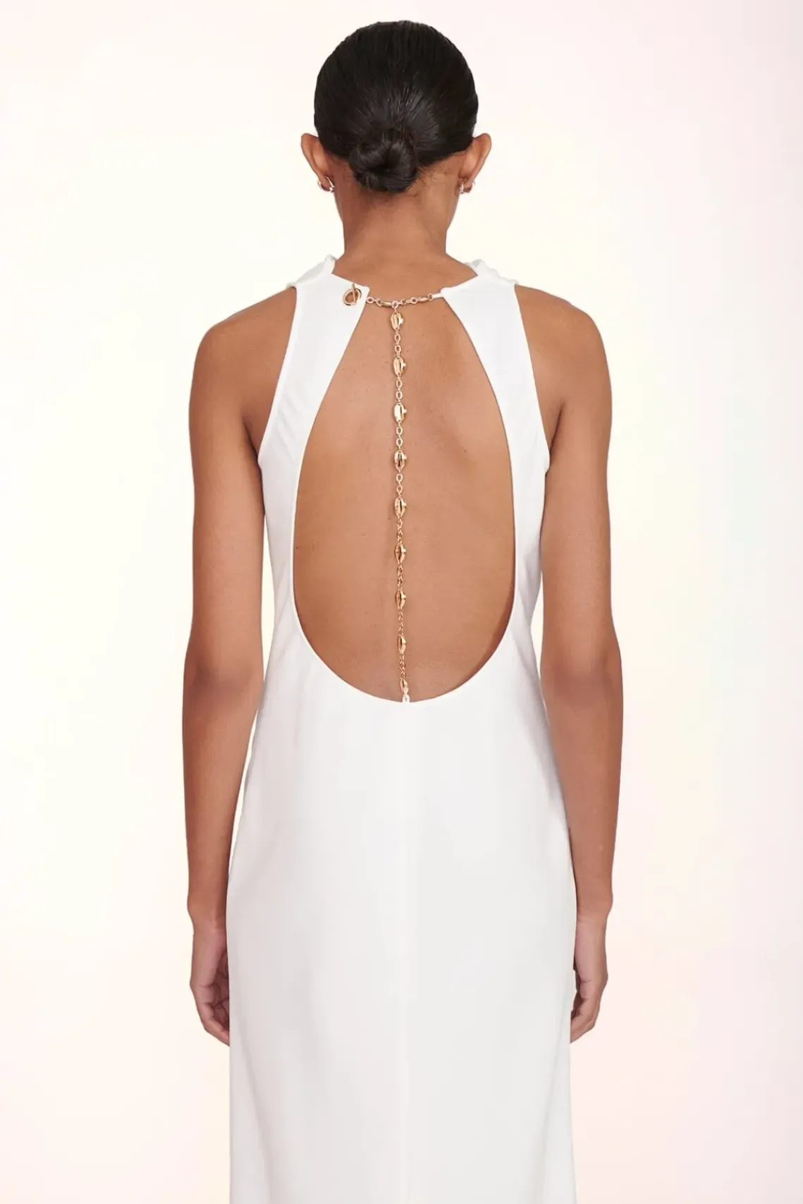 CLOTHING STAUD -SHANNON DRESS - IVORY