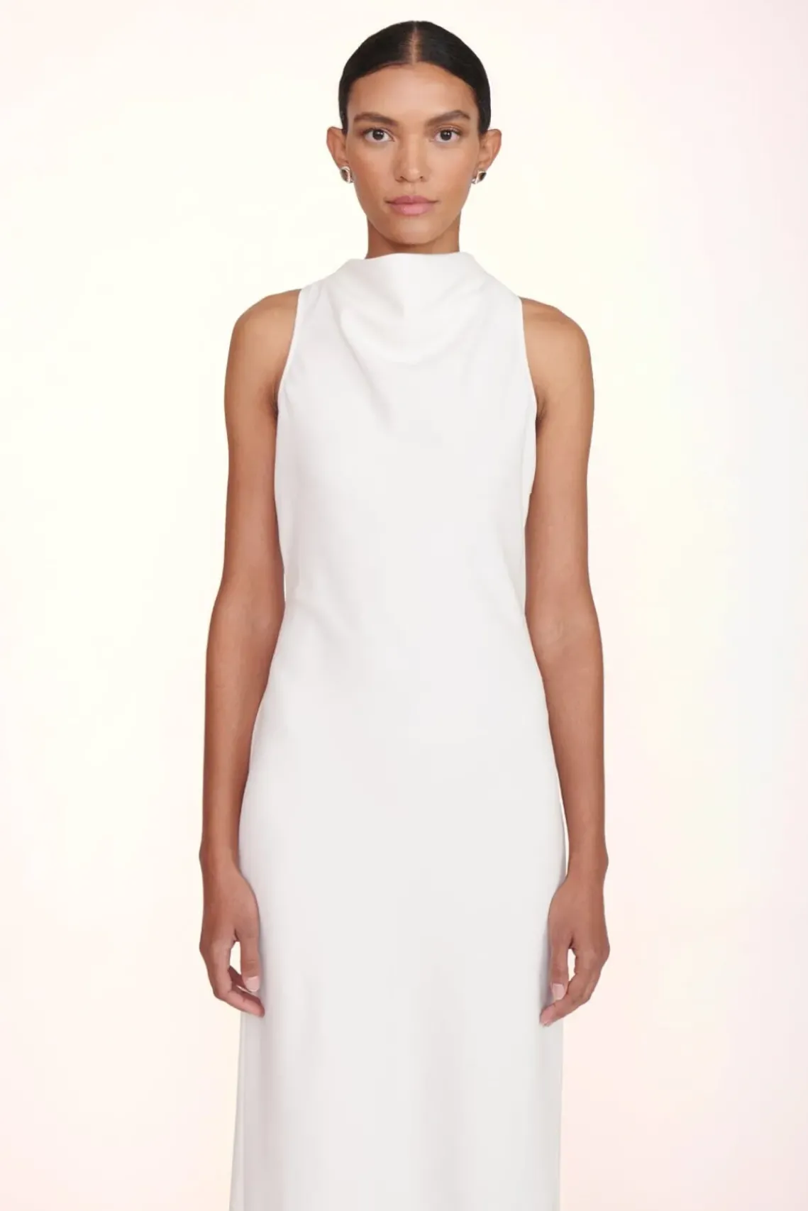 CLOTHING STAUD -SHANNON DRESS - IVORY