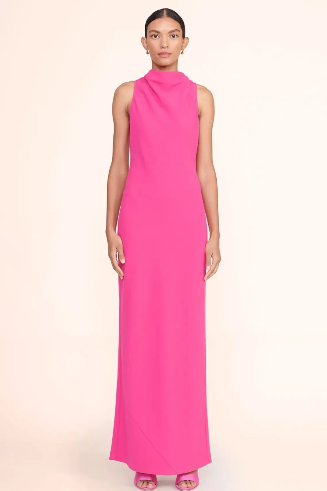 CLOTHING STAUD -SHANNON DRESS - MAGENTA