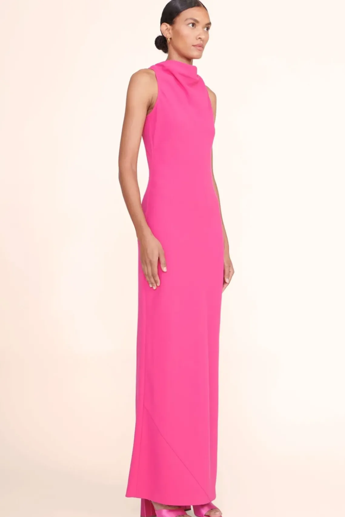 CLOTHING STAUD -SHANNON DRESS - MAGENTA